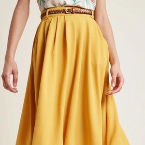 Mod Cloth Tiger Lilies Skirt